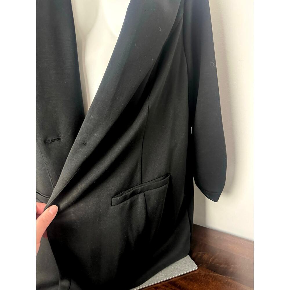 Torrid Black 3/4 Sleeve Blazer, Single Button, Soft, Stretchy Size 3 NWOT - Picture 7 of 10